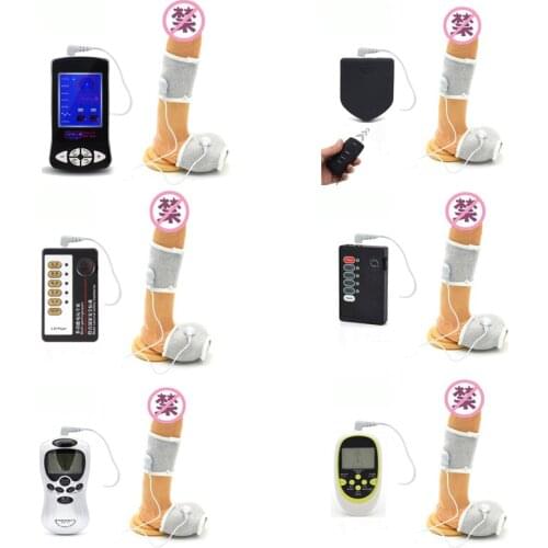 Electro Shock Penis Ring Penis Extender Enlargement Sex Toys Electrical stimulation Physiotherapy Cock Rings Male Masturbator