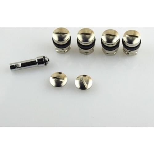 Gold Car Vehicle Wheel Tyre Tire Valve Dust Stems Air Caps Kit