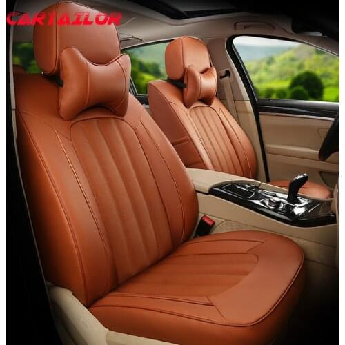 CARTAILOR Car Seat Cover Leather for Mazda CX-3 Seat Covers Cars Cowhide & Leatherette Accessories Auto Seats Cushion Supports