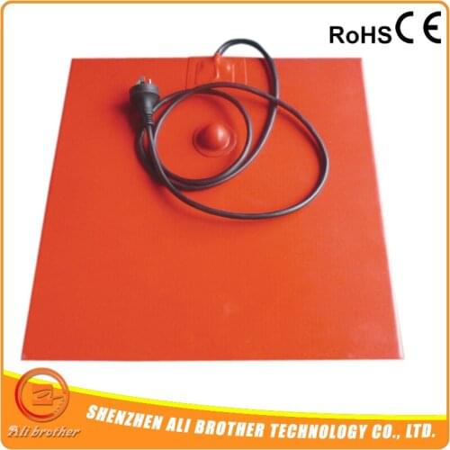 400X400mm 800W@220V, w/ NTC 100K Thermistor Silicone Heater Pad for Huge Mega Cube 3D Printer Heatedbed Build Plate