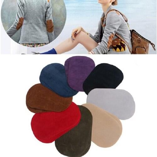 2pcs/lot Round Iron On Patches Repair Elbow Knee Applique Patches For Clothes Stickers Clothing Accessories