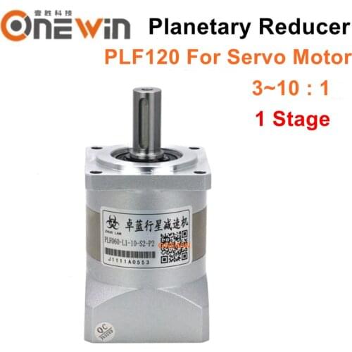 NEMA42 NEMA54 Planetary Gearbox Ratio 3 4 5 7 10 : 1 PLF120 Carbon Steel Gear 1 Stage for 110mm 130mm Servo Motor Speed Reducer