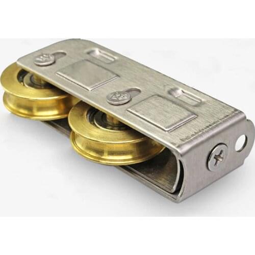 868-Type Sliding Door Plastic Steel Window Pulley Aluminum Alloy Windows Brass Wheel Muted Roller House Hardware