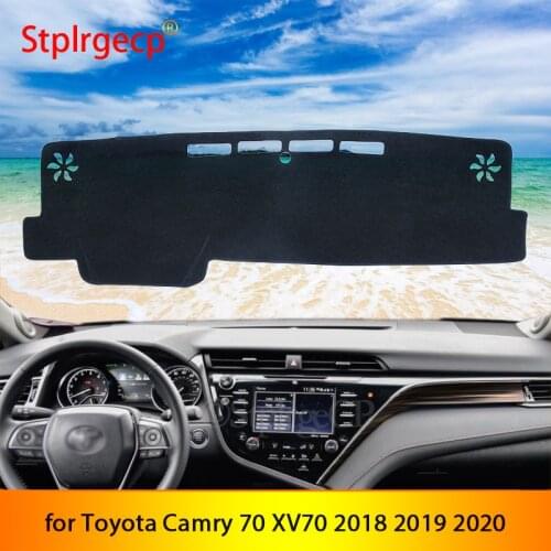 For Toyota Camry 70 XV70 2018 2019 2020 Anti-Slip Mat Dashboard Dash Cover Pad Sunshade Dashmat Protect Carpet Car Accessories