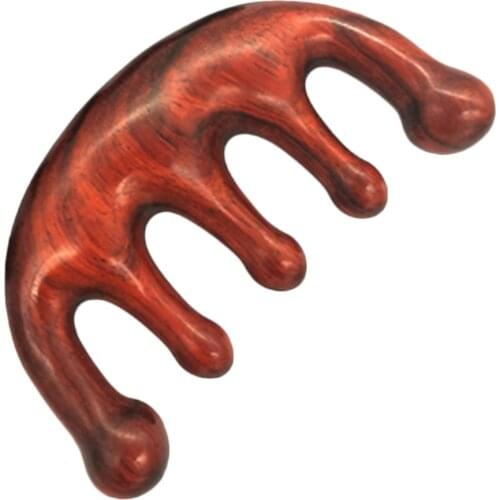 Wide Tooth Detangler Chest Massage Comb Seamless Frizz Free Beard Hair Comb