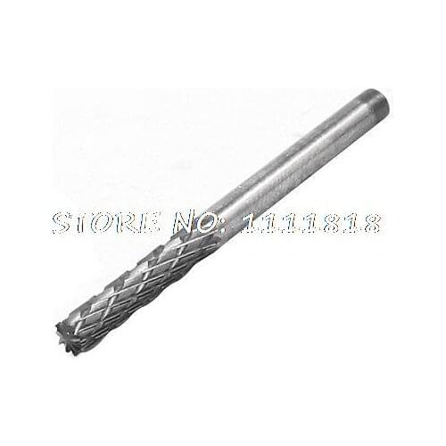 Cutting Tool 3mm Shank 3/25" x 1/16" Cylinder Shaped Carbide Rotary File