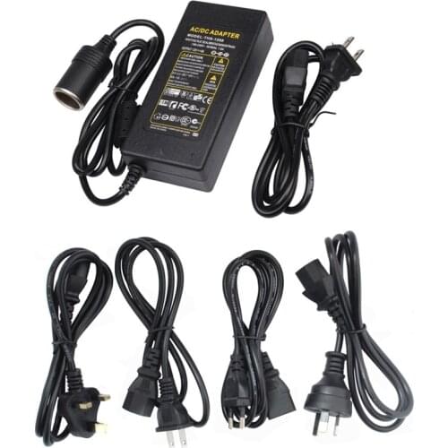 Transformer 110V 220V 230V Covert to DC12V 5A 6A 8A 10A LED Adapter Power Converter For Automotive Car Cigarette Lighter Invert