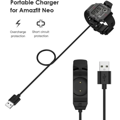 USB Charging Cable Smart Watch Charger Device for Huami Amazfit Neo Smart Watch Wireless Charging Cable