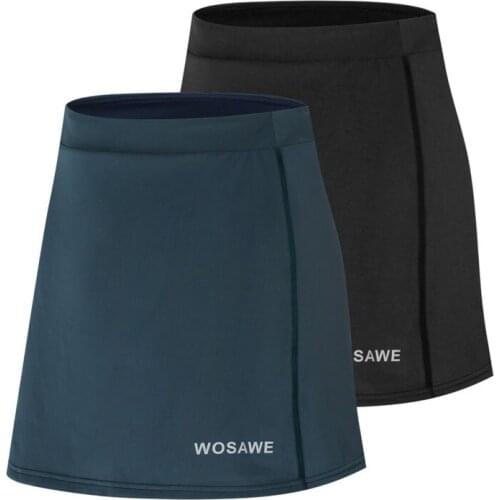 Mountain Bike Cycling Shorts Women Pockets Riding Running Silicone Pad Tennis One Mountain Short Skirt Pants