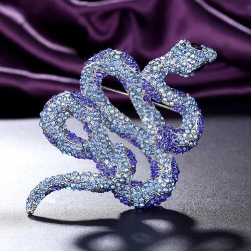 Zlxgirl jewelry big size snake hijab pins and pendant men party gifts Women Girl Scarf Suit Sweater Pin bijoux hats pins jewelry