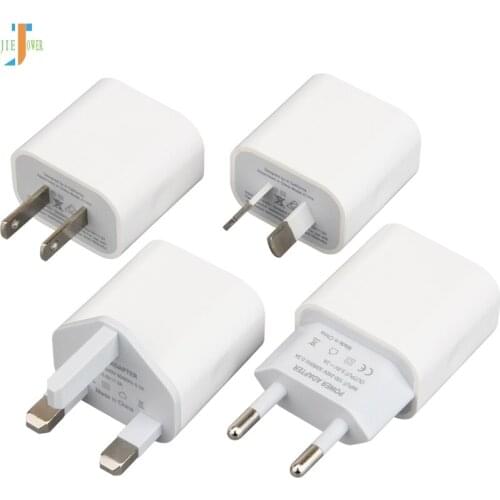50pcs/lot US EU AU UK Plug USB Charger 2.1A 2 Port USB Mobile Phone Smart Charger for IPhone for Android Samsung Xiaomi Huawei