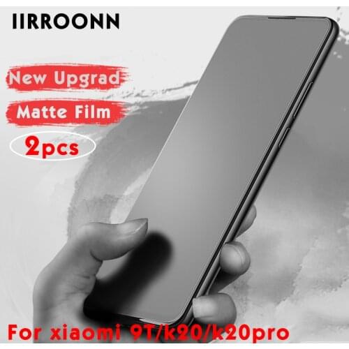 2Pcs/lot Matte Tempered Glass For Xiaomi Mi 9T K20 Screen Protector For xiaomi redmi k20 pro 6D Anti-blue Light Tempered Glass