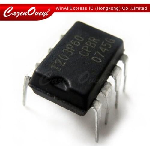 10pcs/lot NCP1203P60 NCP1203 DIP-8 In Stock