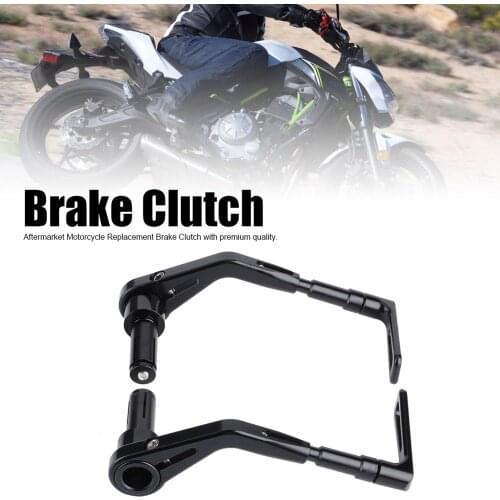 1 Pair CNC Aluminum Universal Motorcycle Adjustable Brake Clutch Levers Protect Guard Handlebar 22mm