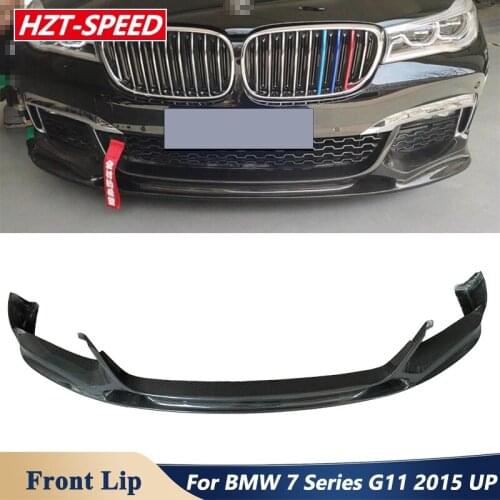 3D Style Carbon Fiber Material Front Bumper Lip For BMW 7 Series G11 G12 Sport Car Tuning 2015 Up