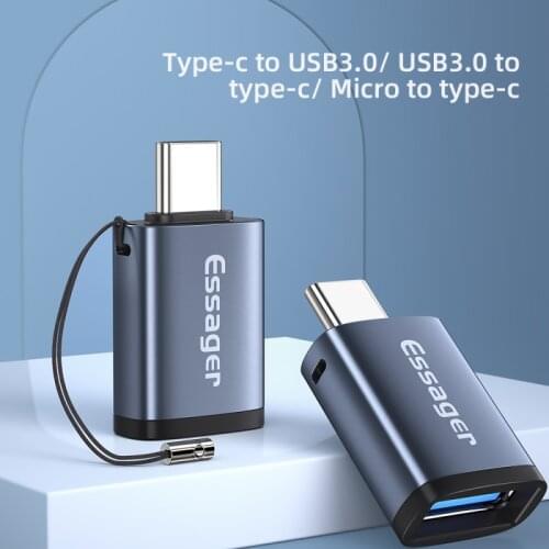 USB Type C OTG Adapter Male To USB 3.0 Female Converter For Macbook Xiaomi Mi Samsung USBC OTG Connector Converter Cable Adapter