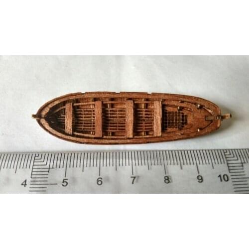 Free shipping Scale 1/96 All solid wood structure lifeboat model kits The whole Boat ribs 18ft Harveys lifeboat model