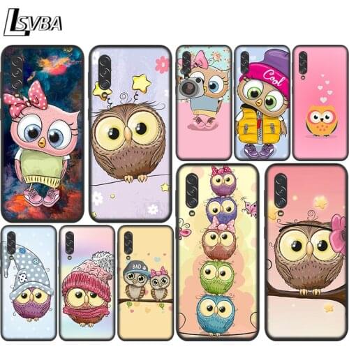 Cute Owl Hearts Lover For Samsung Galaxy A90 A80 A70 A70S A60 A50 A40 A30S A20 A10 M21 M60S M31 M30 M21 M20 Phone Case