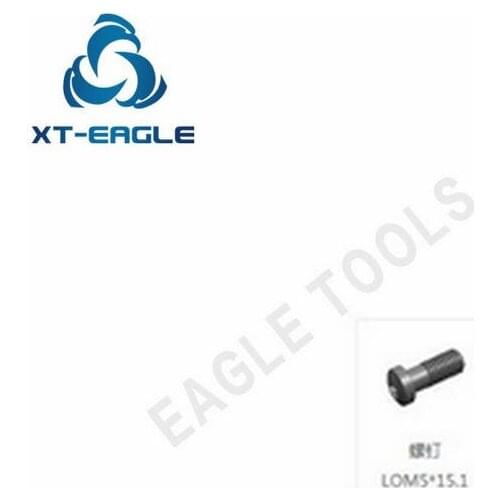 Tool holder compression screw LOM5X15.1 CNC tool cutter head accessories, free shipping