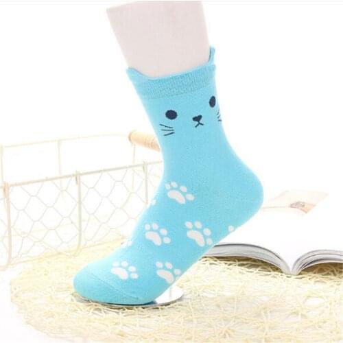 Baby Socks Cat Animal Print Baby Socks New Cartoon Knee High Long Leg Warmers Boy Girl Children Socks Fashion Socks