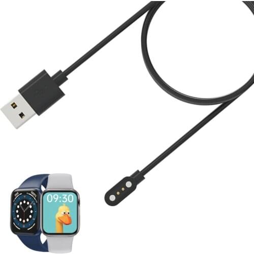 Smartwatch Dock Charger Adapter USB Fast Charging Cable Cord Wire for HW12 40MM HW16 44MM Wristwatch Smart Watch Accessories