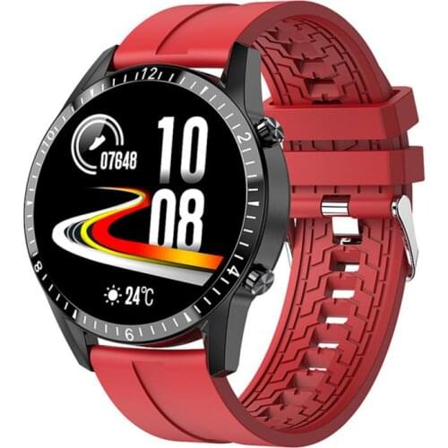 Dropshipping Man Smart Watch 1.3 inch Full Touch Screen Heart Rate Blood Pressure Monitoring Waterproof Sports Smart Watch