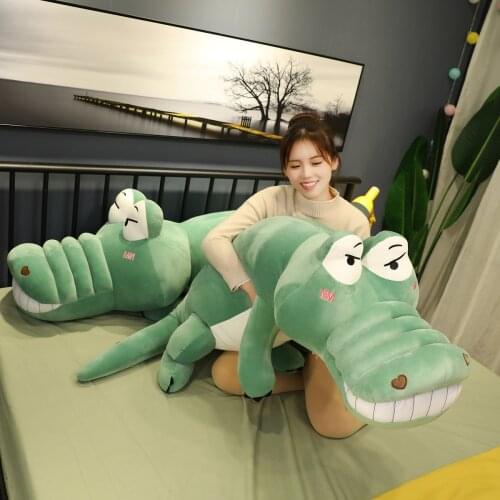 Hot Cartoon Animal Pillows Stuffed Crocodile DollsS soft stuffed Plushies Toys Home Decor Gifts for Your Girlfriend or Kids