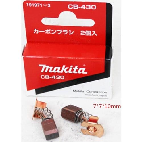 MAKITA 191971-3 Carbon Brushes for 195018-5 CB-430 BCS550Z BGA452Z BHR240Z BJV180Z BPB180Z LXDG01 BUB360 LXDG01Z