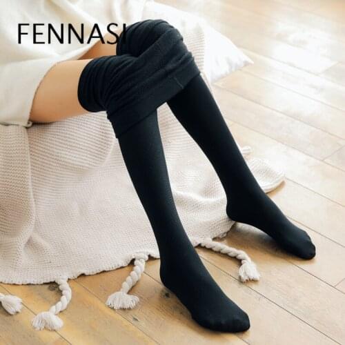 FENNASI Womens Leggings High Waist Slim Trousers for Women Fitness Legging Ladies Winter Warm Solid Harajuku Work Out Leggings