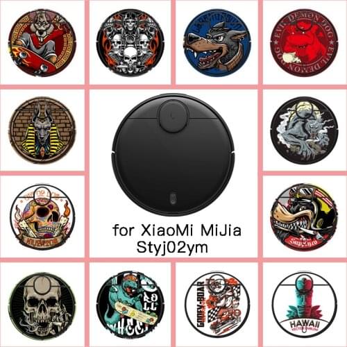 Provide Customized Cute Anime Sticker Decal for xiaomi Robot Mijia Robotic Styj02ym Mop Pro Vacuum Cleaner Skin Spare Parts