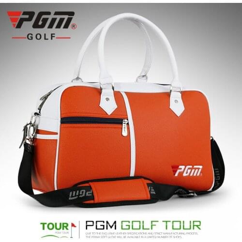 PGM 43*28*22CM New Golf Clothing Bag PU Ball Bag Large Capacity Clothes Bag A4765