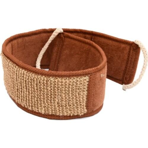 NEW NATURAL Bath brush sponge brown bath towel bathroom accessories handle rubbing back massage spa sponge LEECO STORE S8DIS49