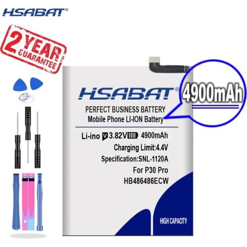 New Arrival [ HSABAT ] 4900mAh HB486486ECW Replacement Battery for Huawei P30 Pro for Huawei Mate 20 Pro