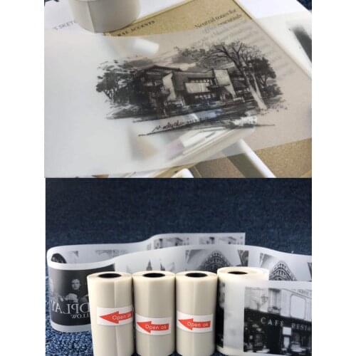 Compatible Transparent Sticker Paper for Paperang P1/P2 and Peripage A6