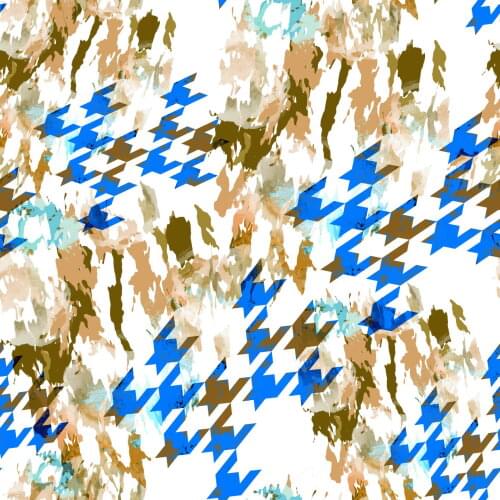 Style 1 Thousand Birds Digital Printing Garment Home Textile Fabric 10 Colors DIY Design Handmade Sewing Material PRINTED