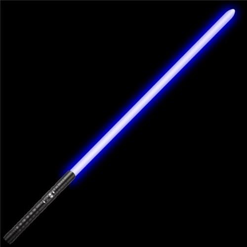 Lightsaber with Heavy Dueling Metal Handle RGB Colors Change Sound Fonts, Force FX FOC Blaster Light Saber for Adults Kids