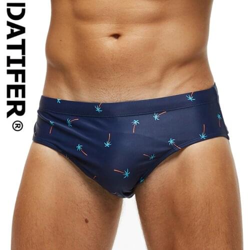 Datifer New Arrival Mens Swim Briefs Sexy Short Homme Push Breathabl Pad Mens Swimsuit Shorts Underpants Puls Size 3XL