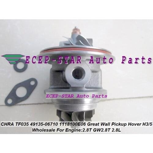 Turbo CHRA Cartridge Core TF035 49135-06710 1118100-E06 1118100E06 49135 06710 For Great Wall Hover H3 Haval H5 2.8T GW2.8T 2.8L