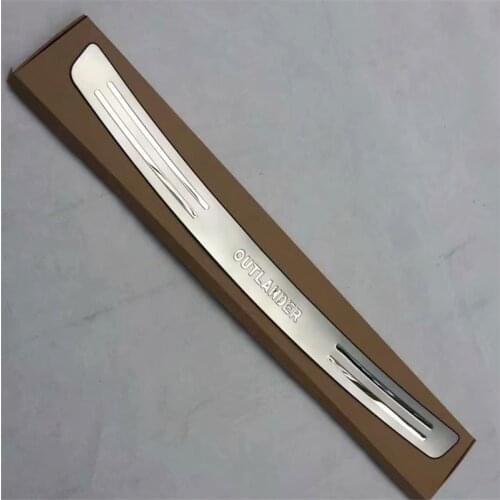 High quality stainless steel Rear bumper Protector Sill For Mitsubishi Outlander 2013 2014 2015 2016 2017 2018 Car styling