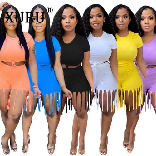 XURU New Womens Sports Jumpsuit Two-piece Sexy Casual Jumpsuit Suit Summer Pure Color Flow Jumpsuit