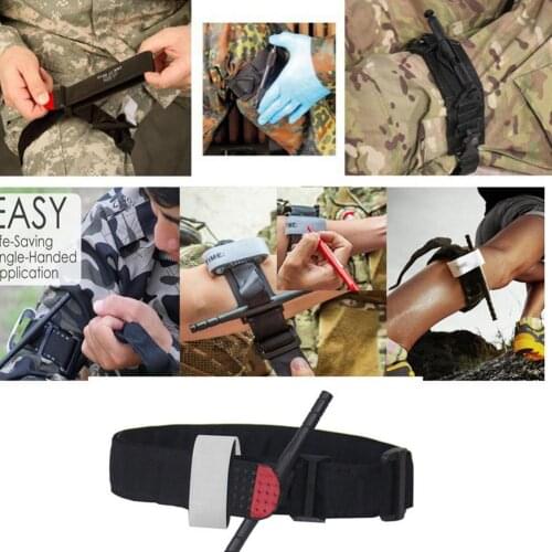 Outdoor Survival Tourniquet Fast Hemostasis Medical Emergency Tactical Military Exploration One-Handed Operation