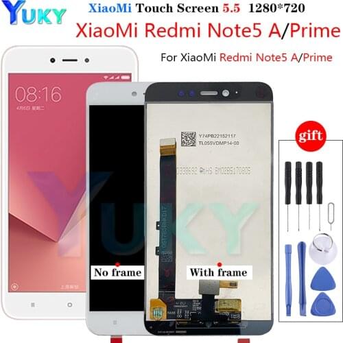 For Xiaomi Redmi Note 5A MDG6 / Redmi Note 5A Prime MDG6S LCD Display + Touch Screen Digitizer Assembly Redmi Y1 / Y1 Lite