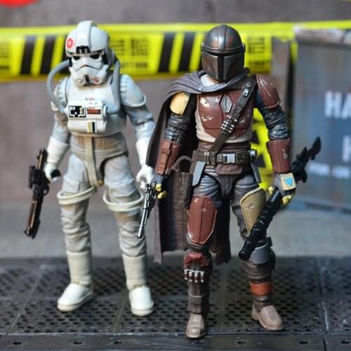 Star Wars 6-inch Bulk Pack Darth Vader Qi Ra Ray Maz Mandalorian Luke Jaina Solo Kylo Ren Model Anime Figures Collect Ornaments