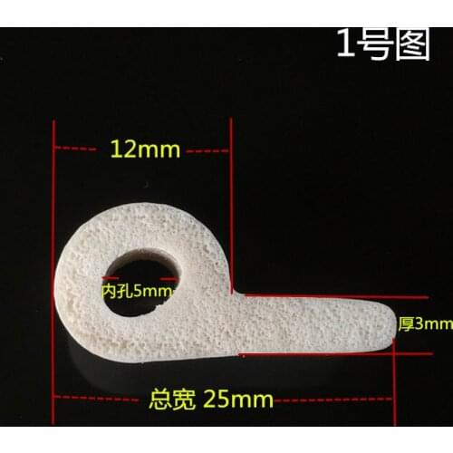 1meter P-shaped strip Silicone foam strip High temperature resistant sealing strip Oven sealing strip Silicone sponge