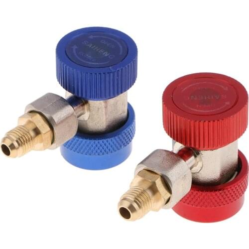 1Pair Air Condition Quick Coupler High Low Adapter Connector
