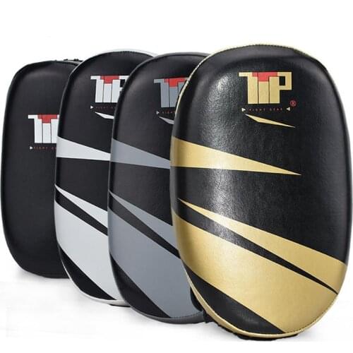 1pcs Sport Training Equipment Boxing Punching Pads Muay Thai Kick Boxing Training Shield Curve Pads MMA Foot Target 4 colors
