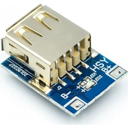 100PCS/LOT 5V Boost Step Up Power Module Lithium LiPo Battery Charging Protection Board LED Display USB For DIY Charger 134N3P