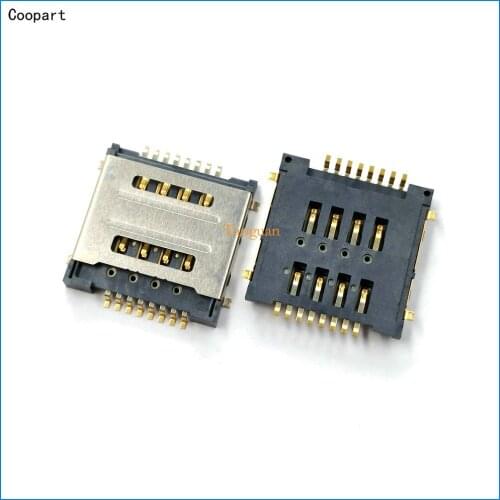 2pcs/lot Coopart New SIM card Socket Tray Holder Slot Replacement for Jiayu G2 G2S Motorola EX223 Lenovo S696 A2105 S688T