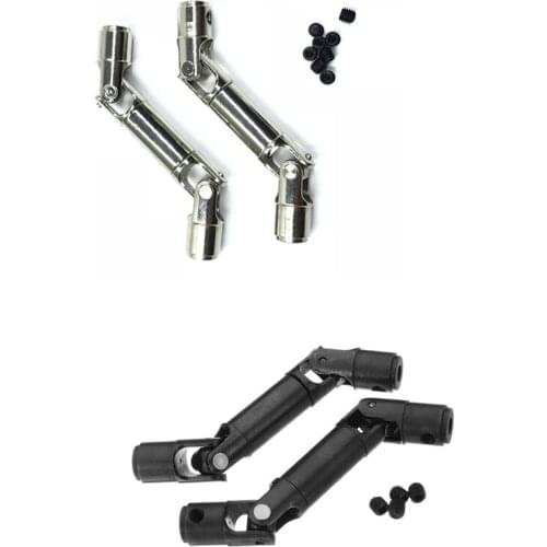 2PCS Upgrade Metal Driving Shaft for WPL HengLong 1/16 RC Car Parts Crawlers Truck