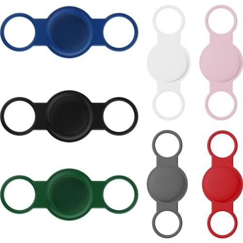 2021 Pet Silicone Protective Case GPS Finder Dog Cat Collar Loop For Apple Airtags For Apple Locator Tracker Anti-lost Device